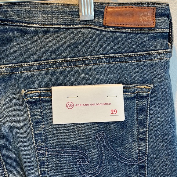 AG Goldschmied Dark Wash Mid Rise The Angel Flair Jeans 29 - Picture 7 of 15